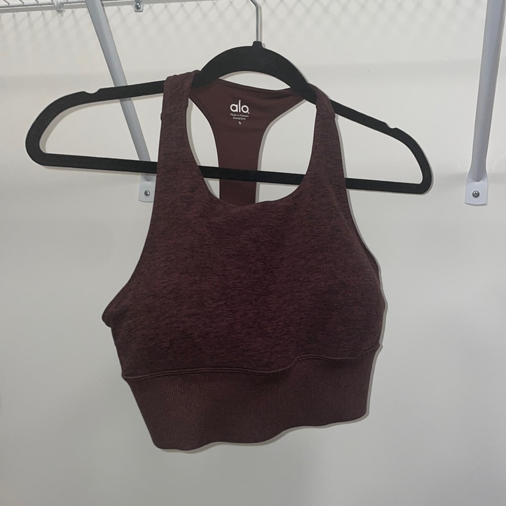 Alo Yoga size small high neck sport bra